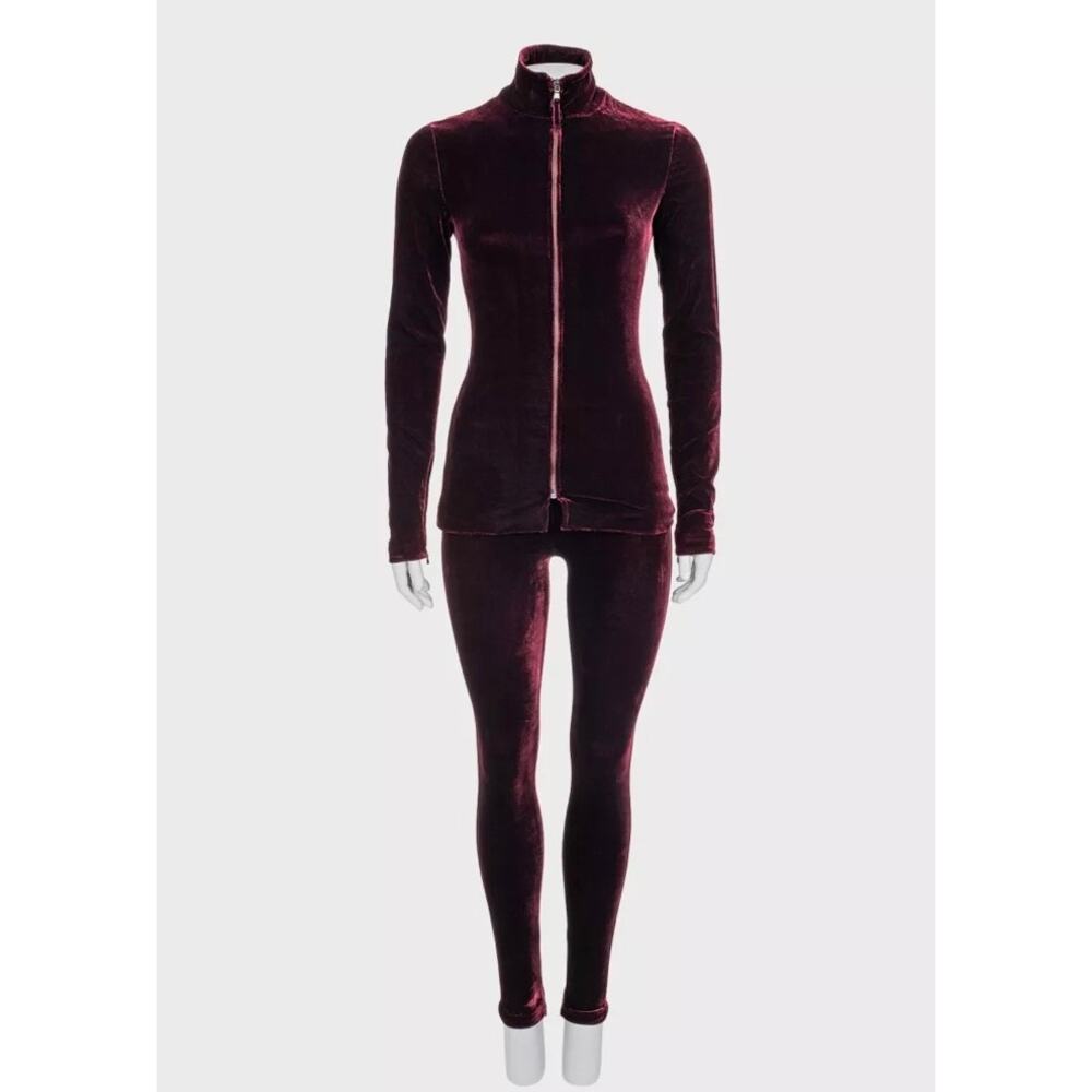 Jean Paul Gaultier Red Velvet Suit Sz.38/XS